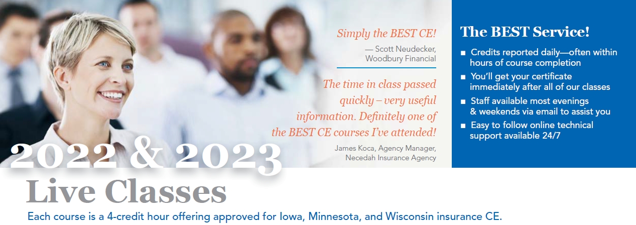 live insurance continuing education