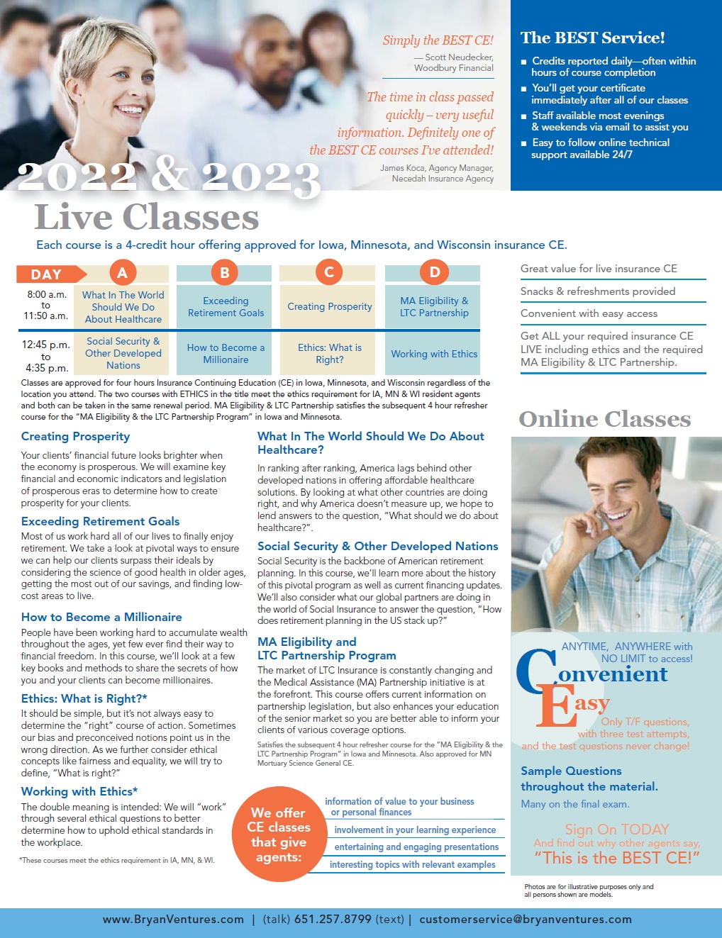 current live insurance ce classes